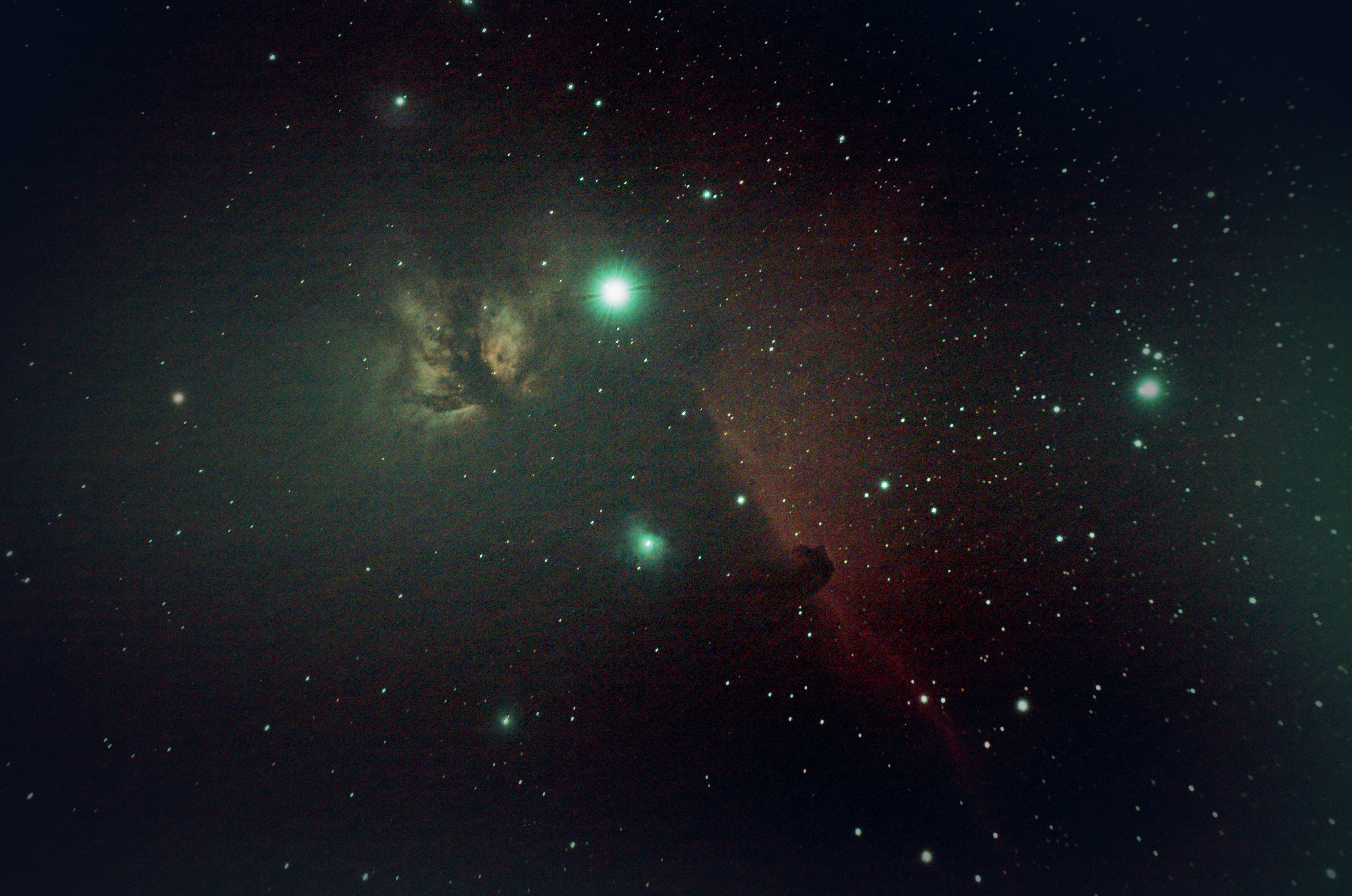 Lee más sobre el artículo Nebulosas Cabeza de Caballo y la Llama.